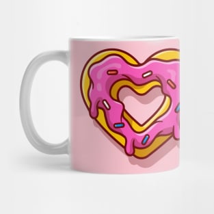 Love Doughnut Cream Melted Cartoon Mug